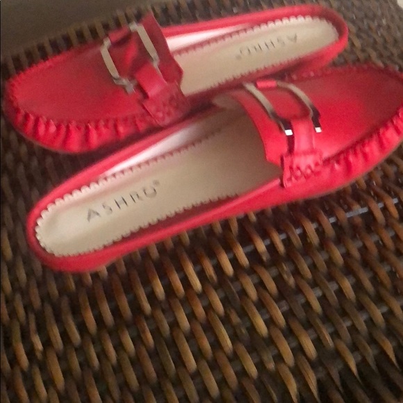 Ashro Shoes - Ashro red mules